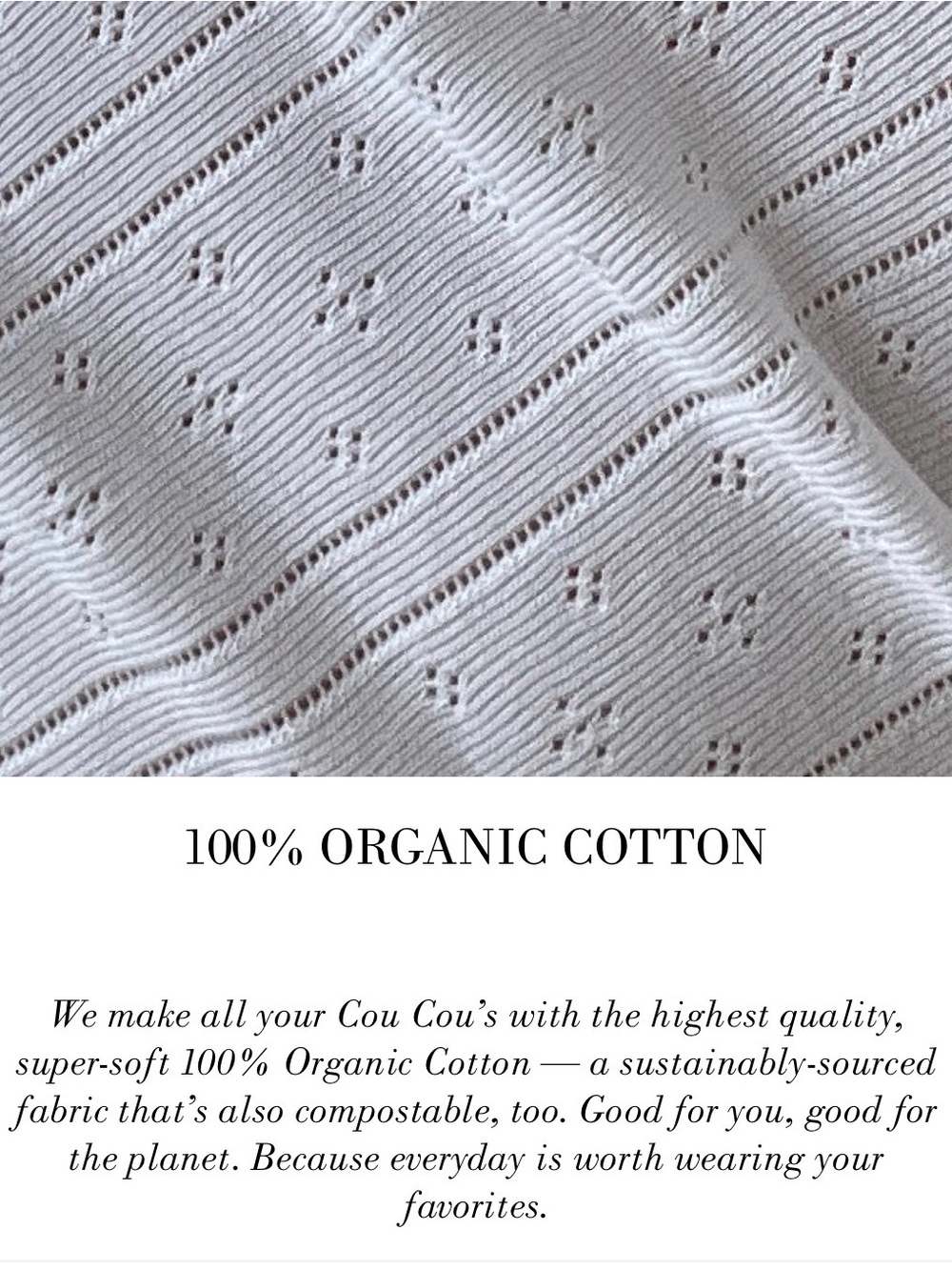 Cou Cou English Rose, Organic Cotton, Crop Cami. M - Picture 3 of 8